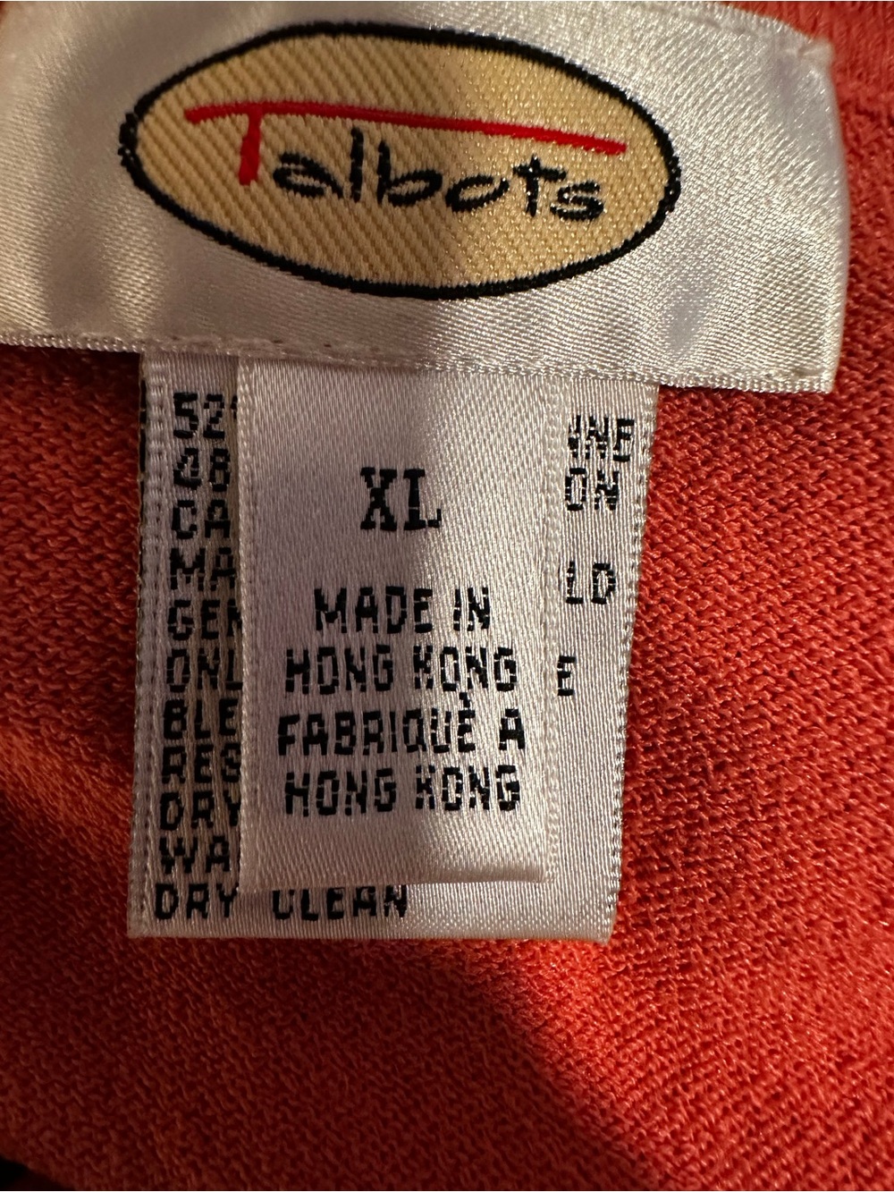 Button-Front Orange Cardigan Set - Picture 5 of 5